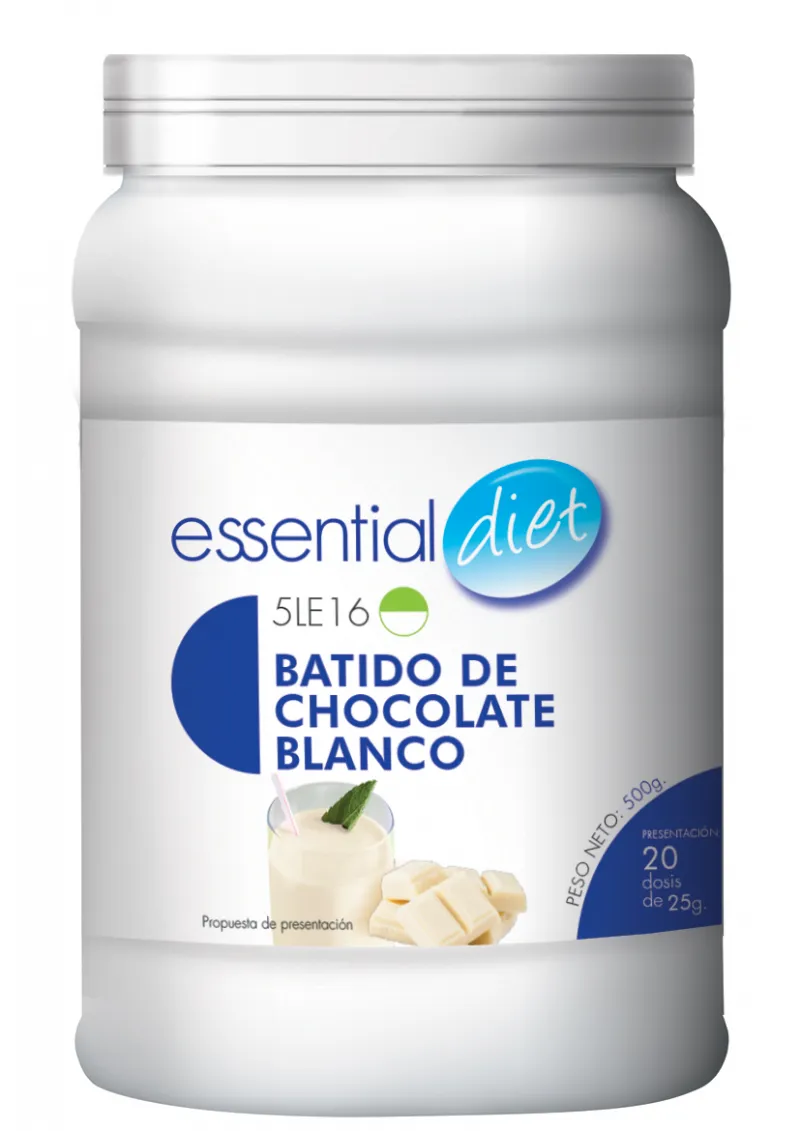 BATIDO DE CHOCOLATE BLANCO 500G (20 raciones)-5LE16