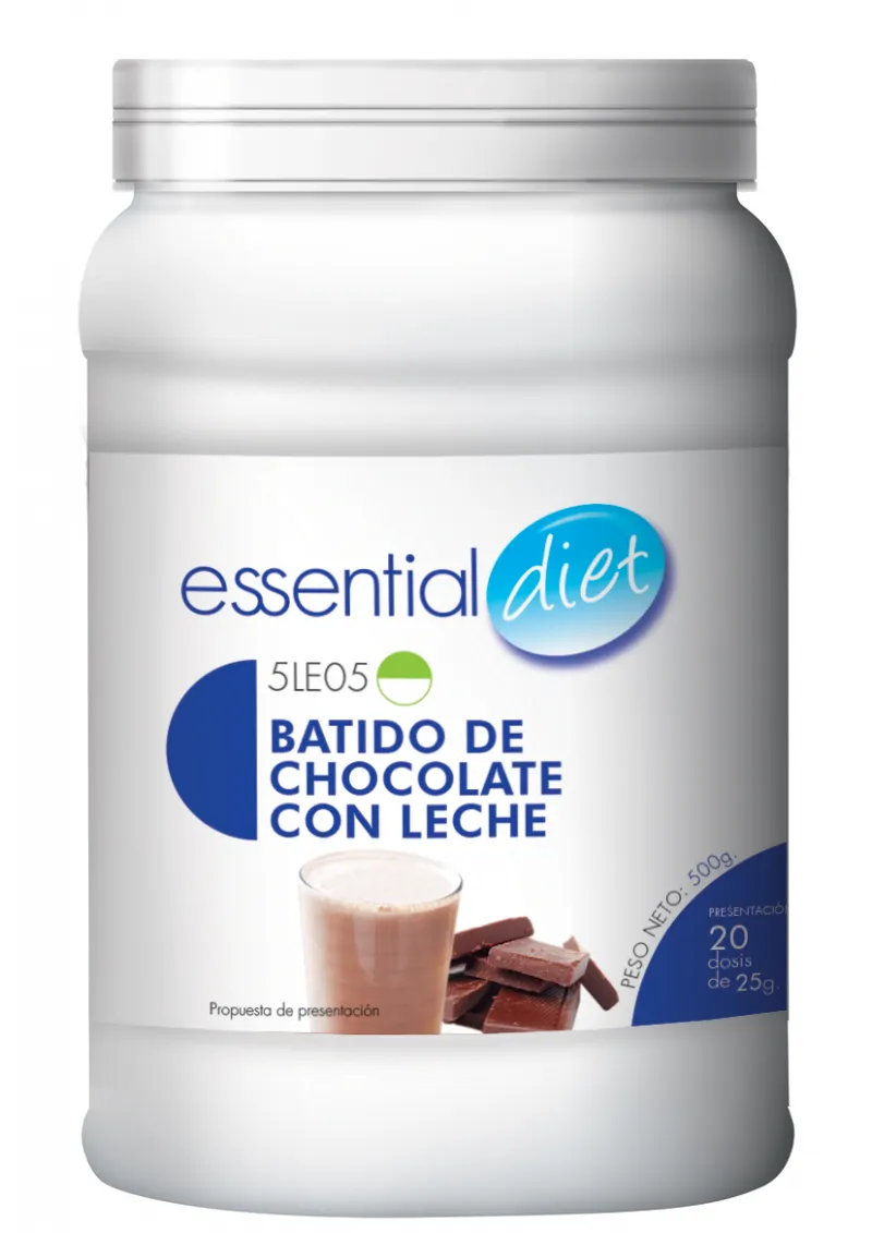 BATIDO DE CHOCOLATE CON LECHE 500G (20 raciones)-5LE05