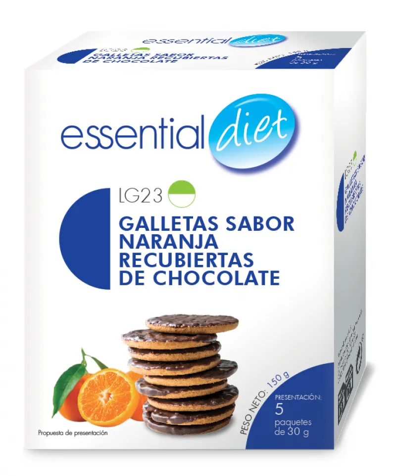 GALLETAS DE NARANJA RECUBIERTAS DE CHOCOLATE (5 raciones)-LG23